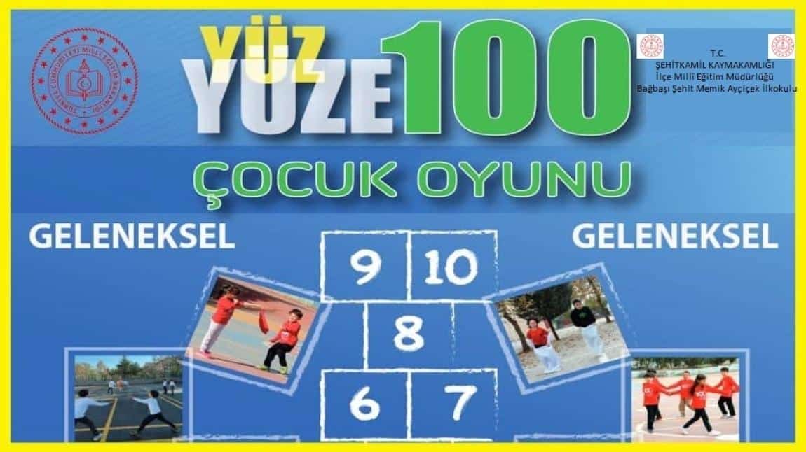 Çocuklarımız için Yüz Yüze 100 Oyun